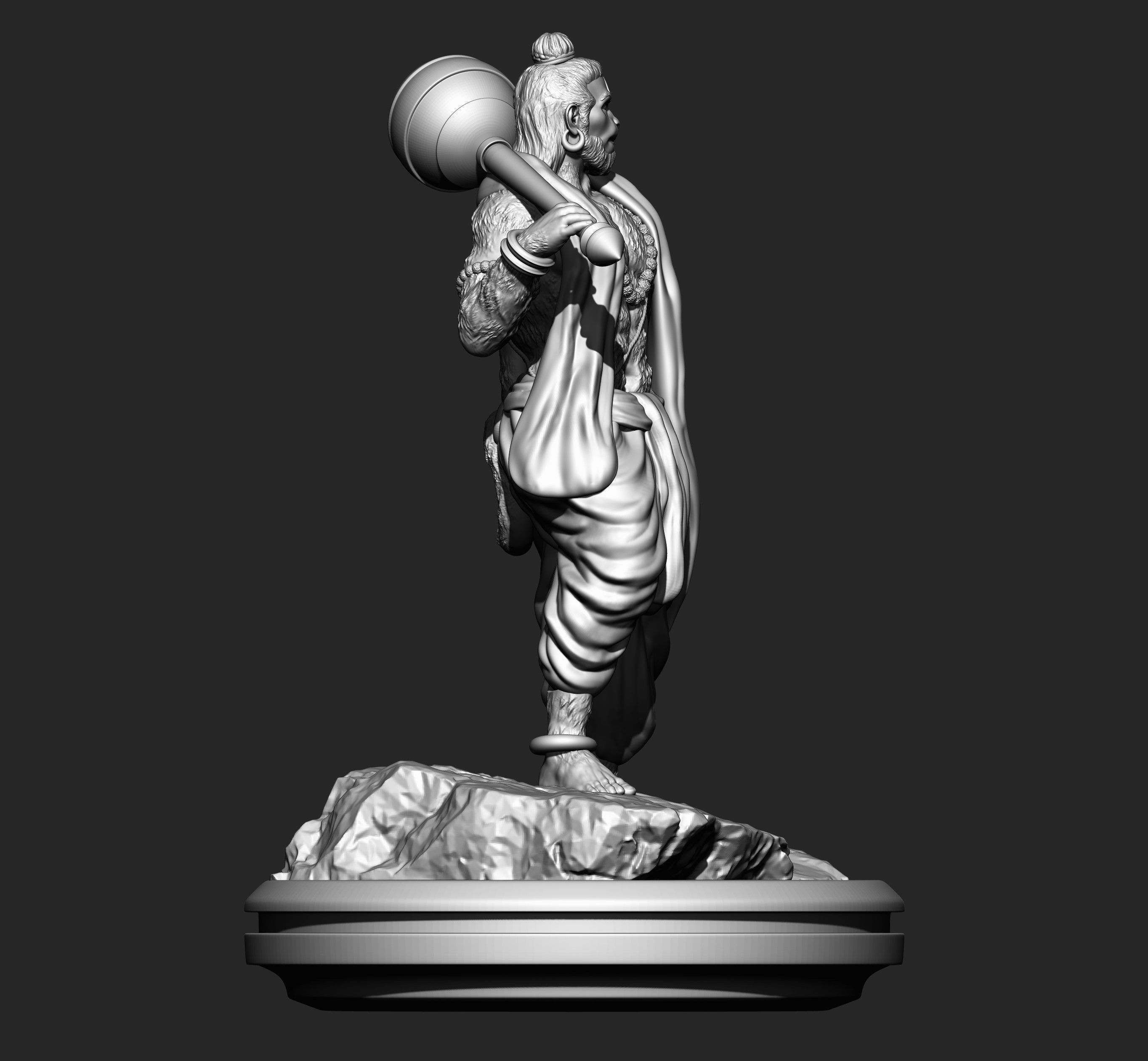 LORD HANUMAN 3D print model_2