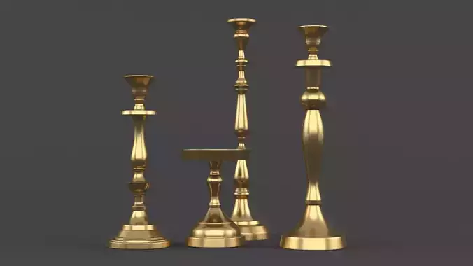 Candle Holder Free 3D model