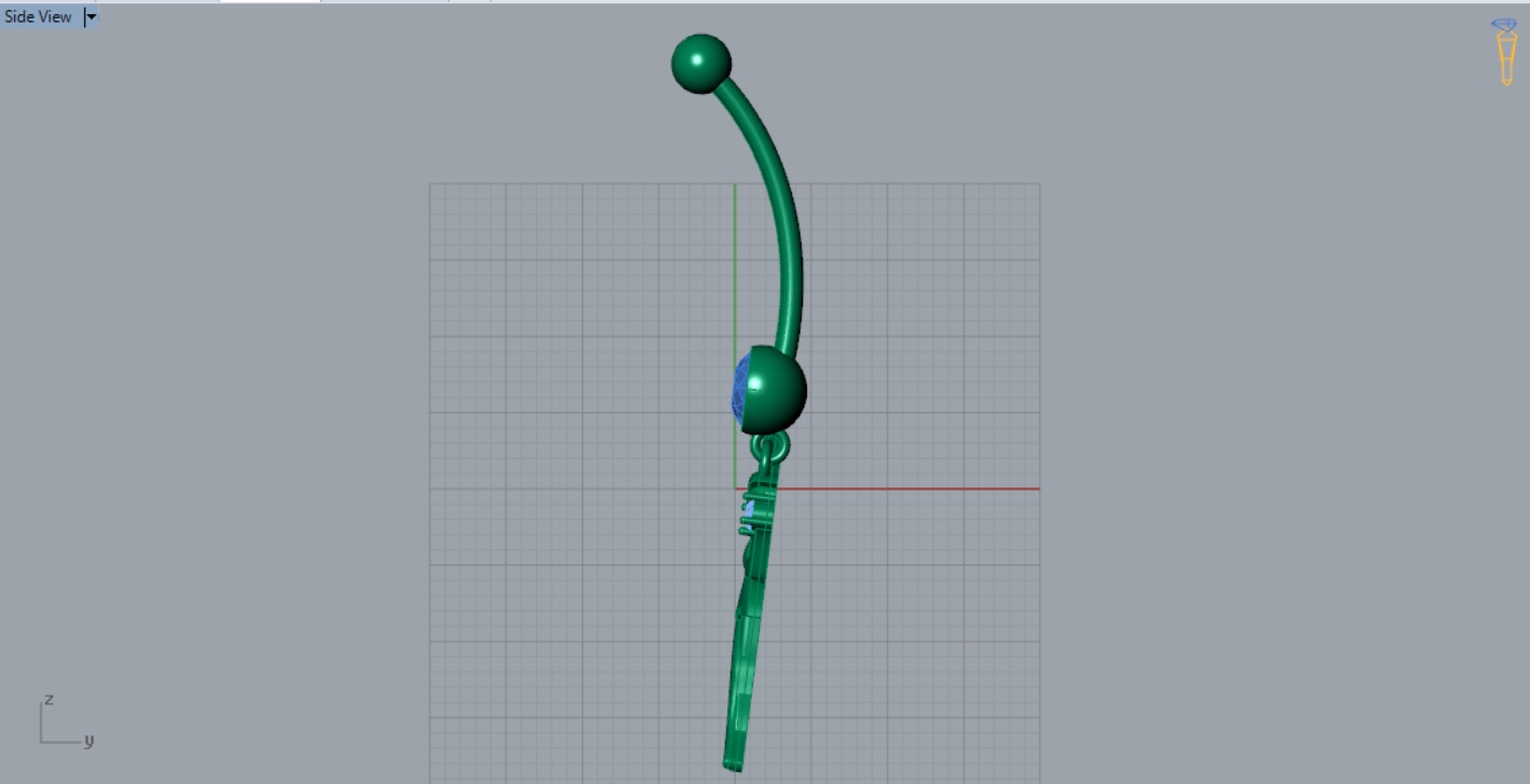 piercing p0004 3D print model_11