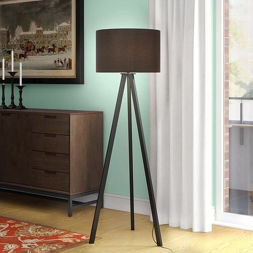 Trivet Tripod Floor Light Lamp - 3 Colour 3D model