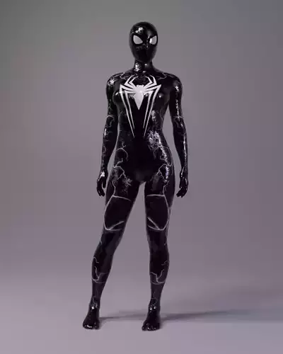 Spider-Girl Black Venom Suit