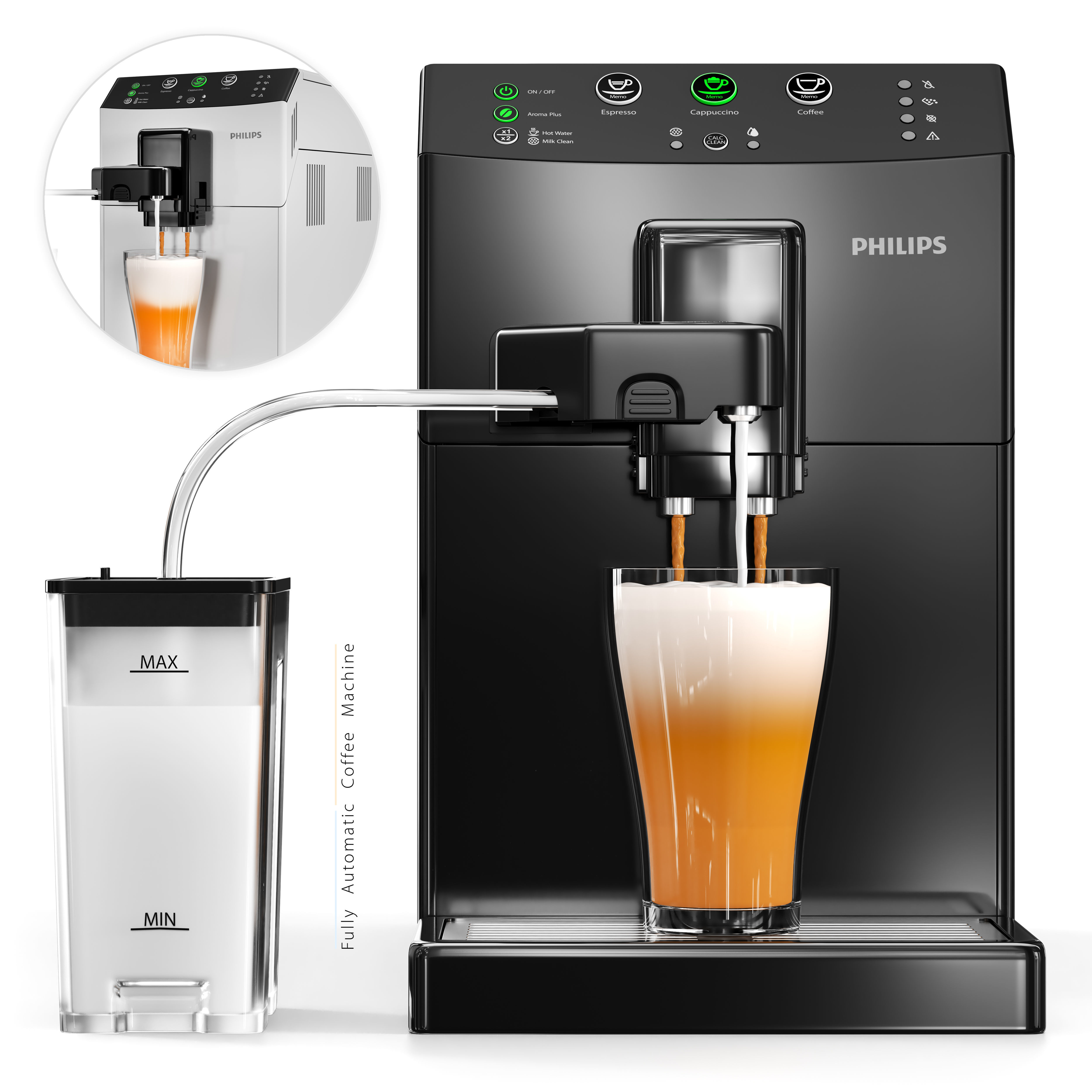 Fully Automatic Coffee Machine 3D model_4