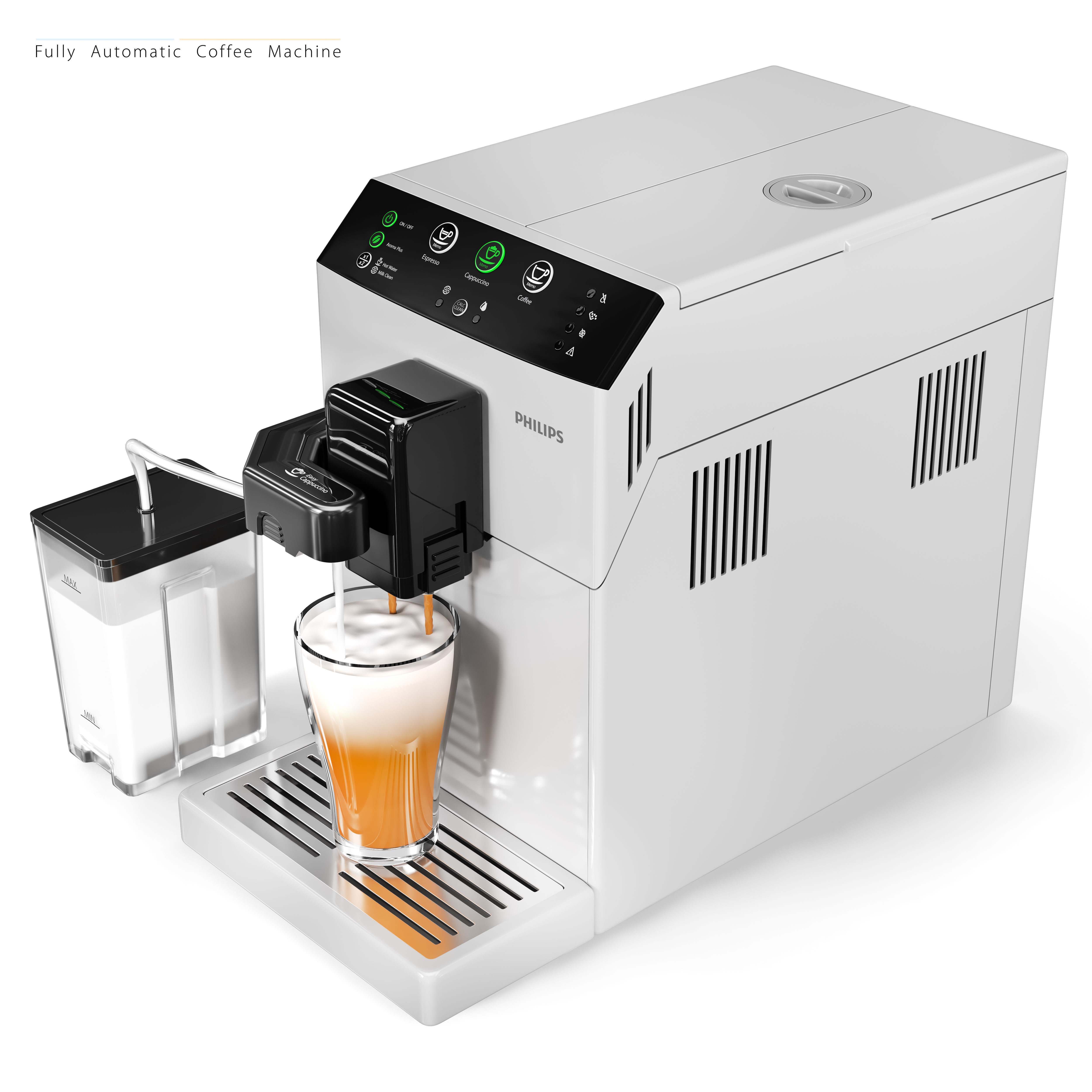 Fully Automatic Coffee Machine 3D model_1