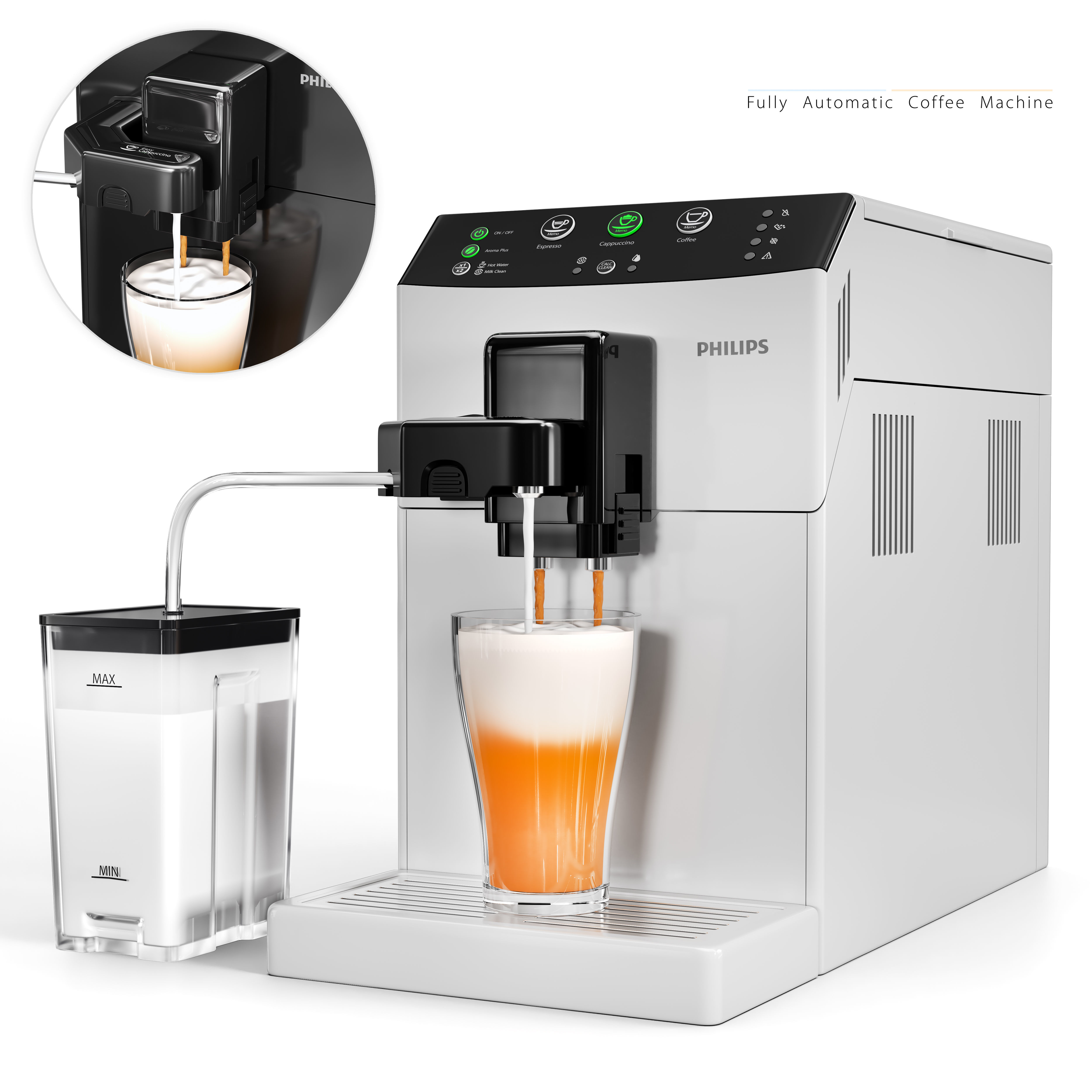 Fully Automatic Coffee Machine 3D model_3