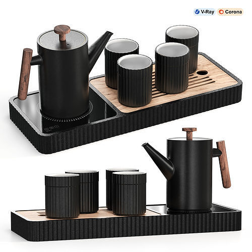 Modern Ceramic Tea Maker 3D model