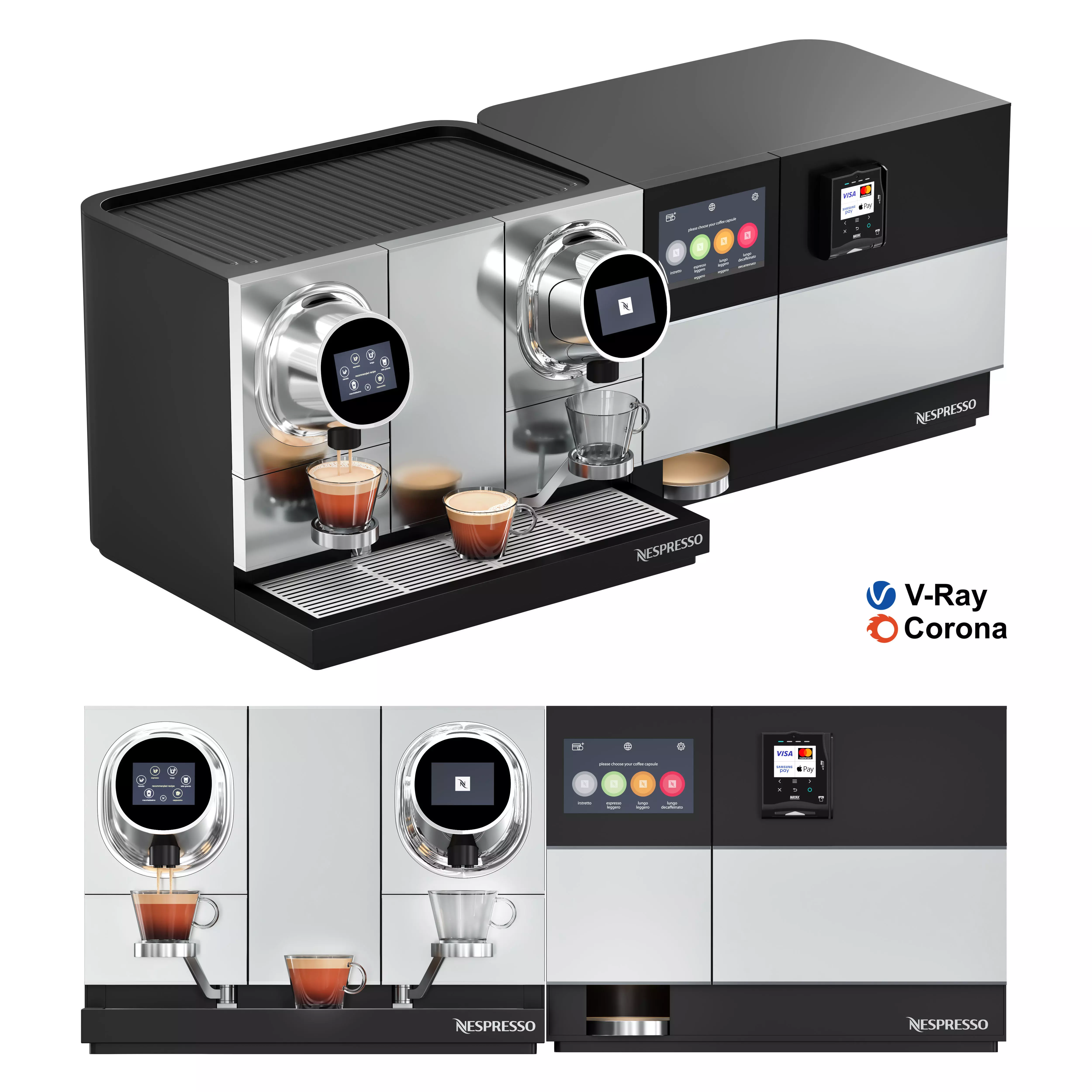 NESPRESSO Side-by-Side 3D model