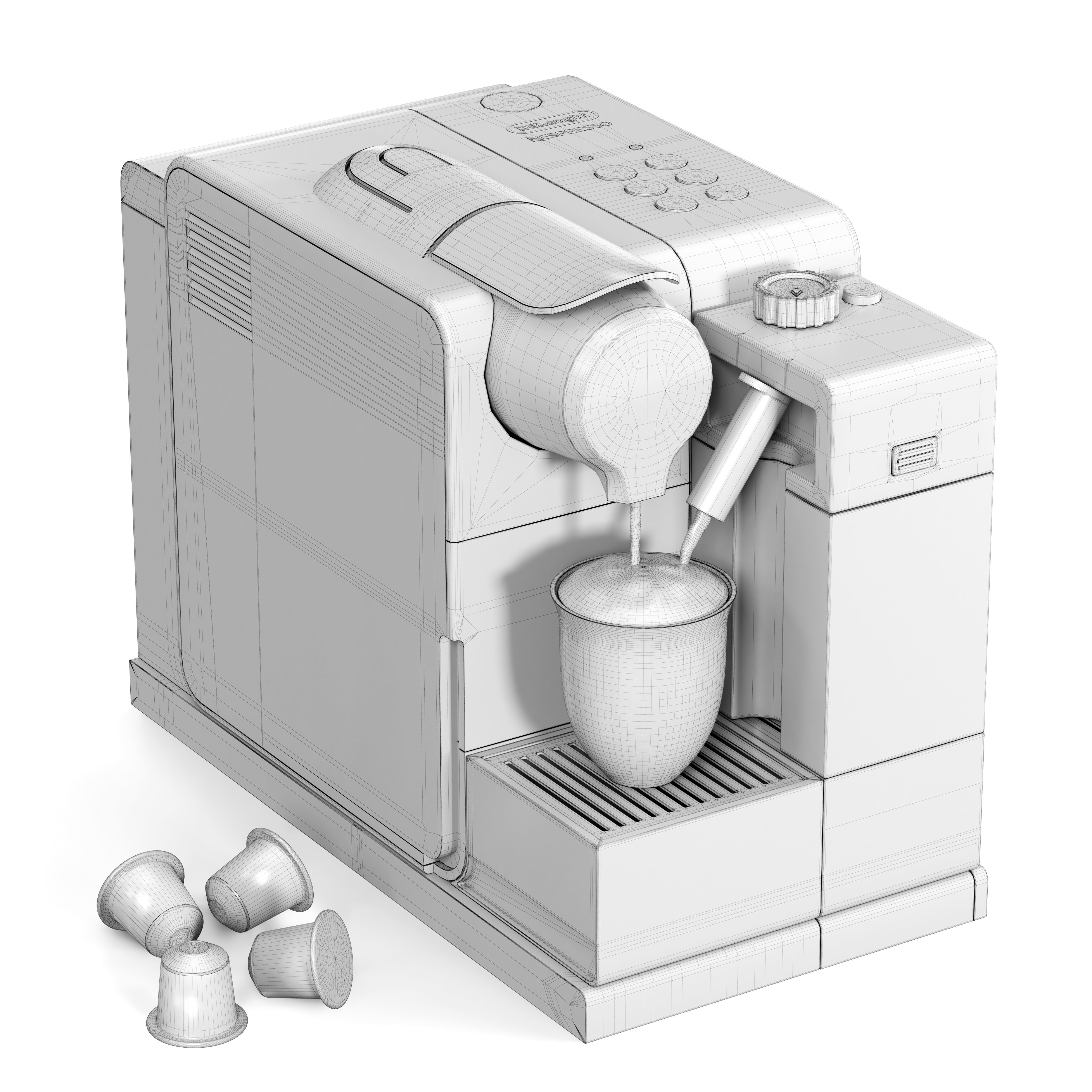 Nespresso Touch Espresso Machine 3D model_6