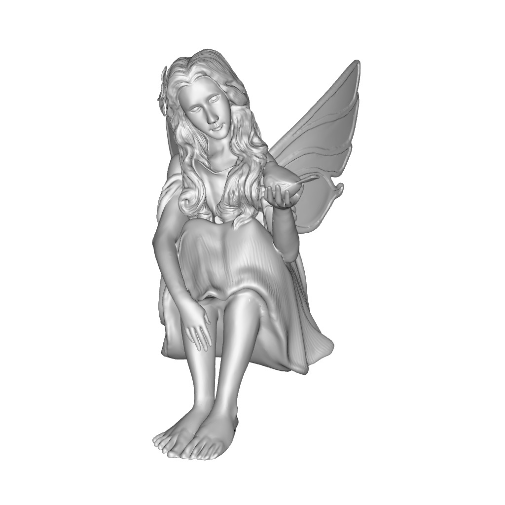 Fedele Garden Statue 3D model_3