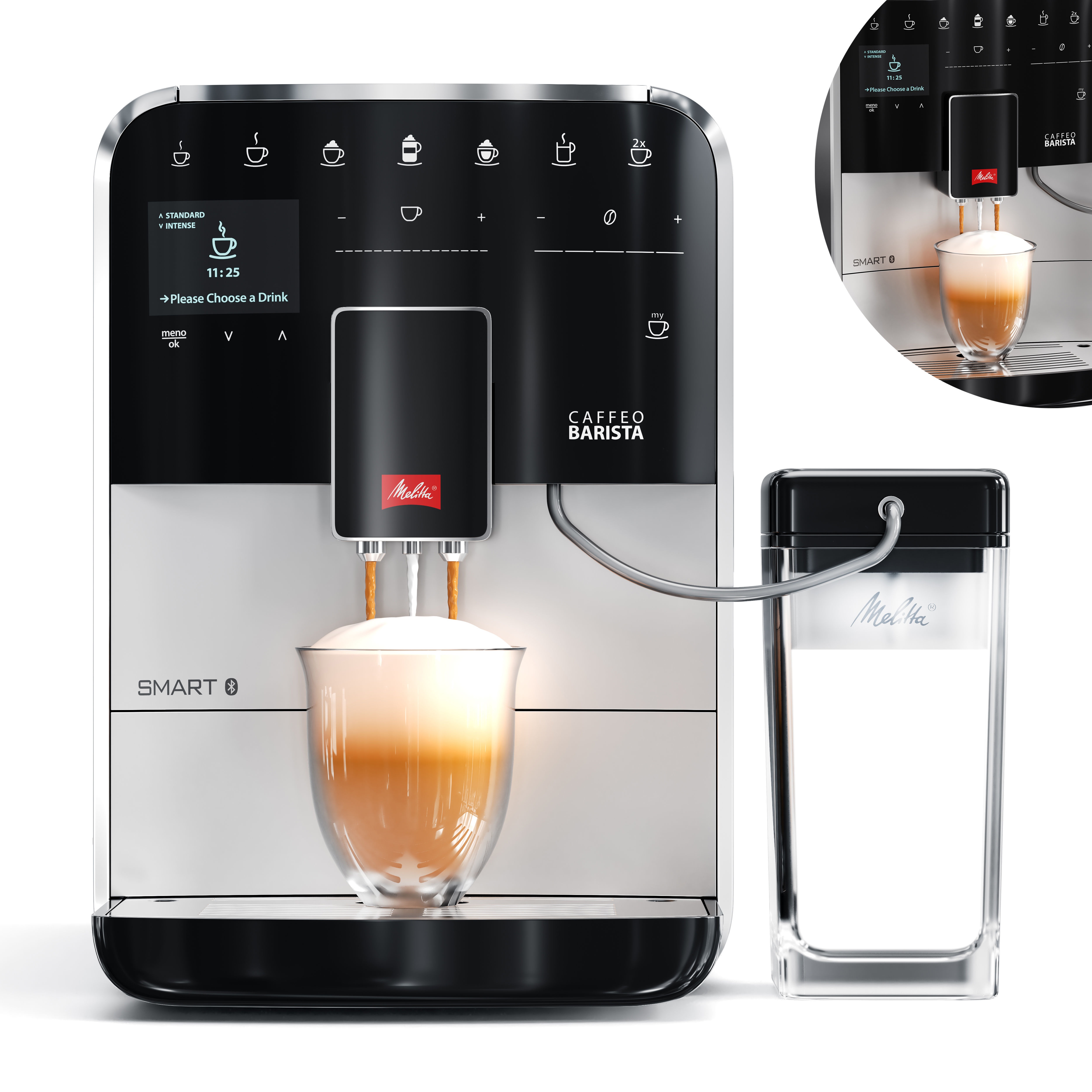 Smart Fully Automatic Coffee Machine 3D model_2