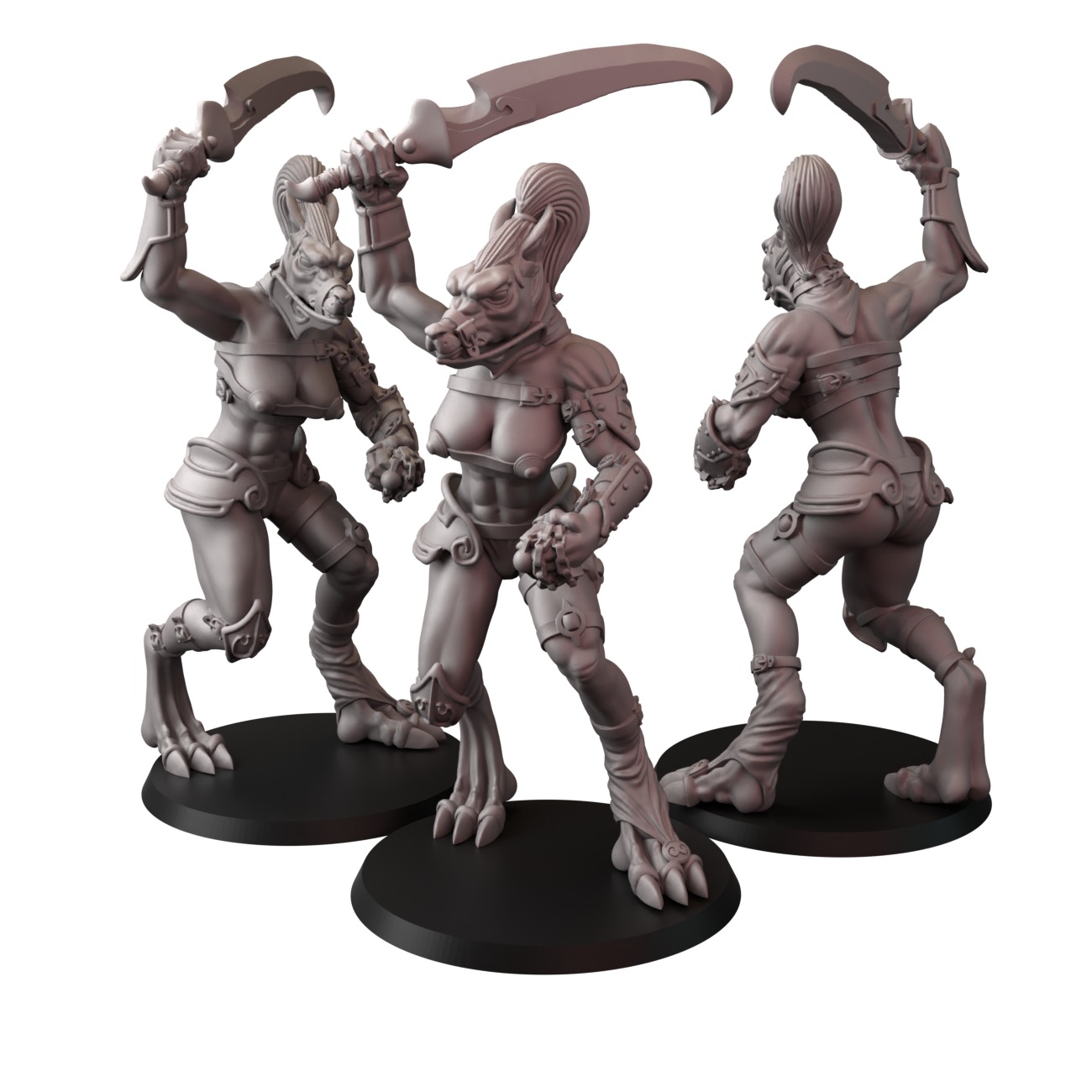 She Wolf 3D print model_4