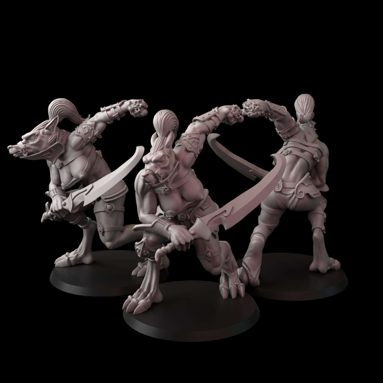 She Wolf 3D print model_5