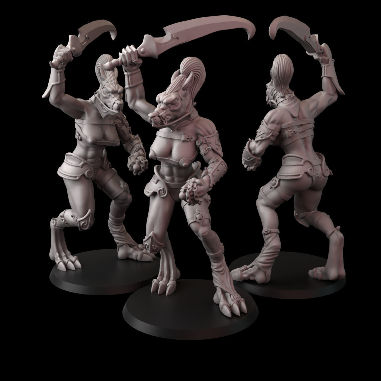 She Wolf 3D print model_3