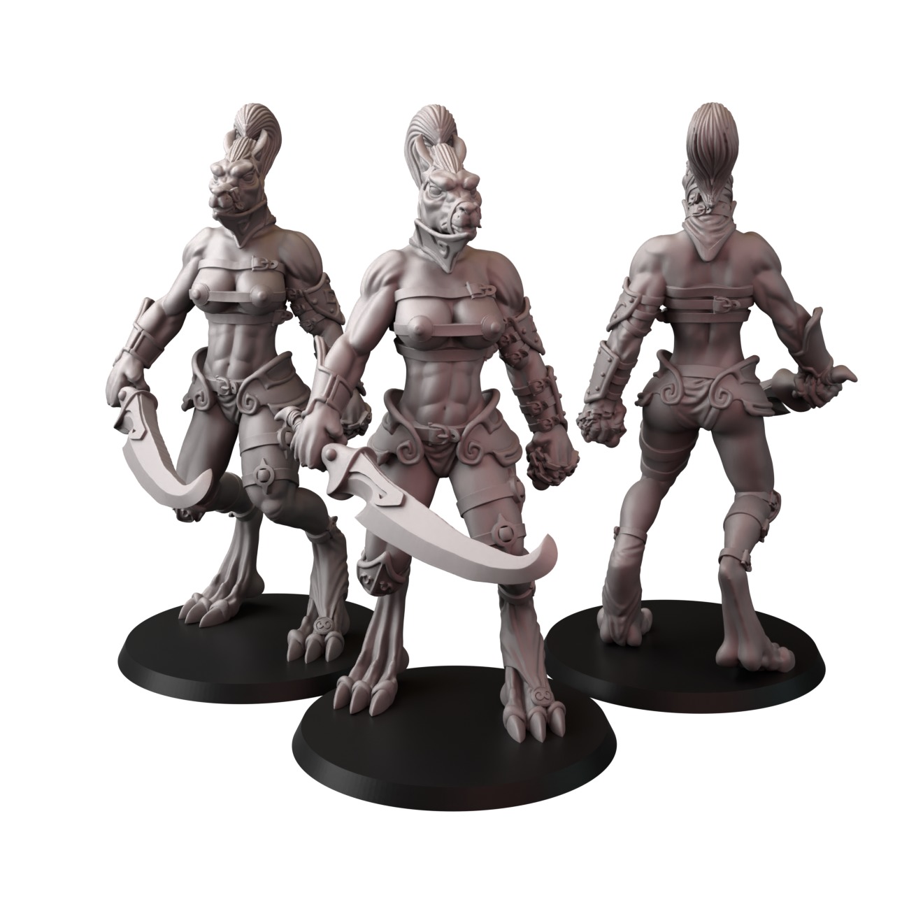 She Wolf 3D print model_8