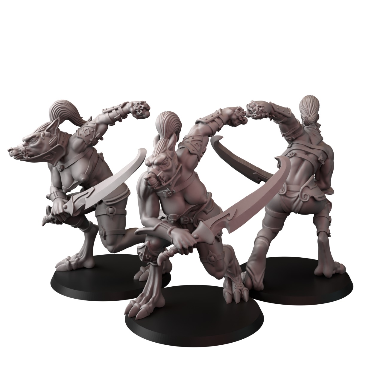 She Wolf 3D print model_6