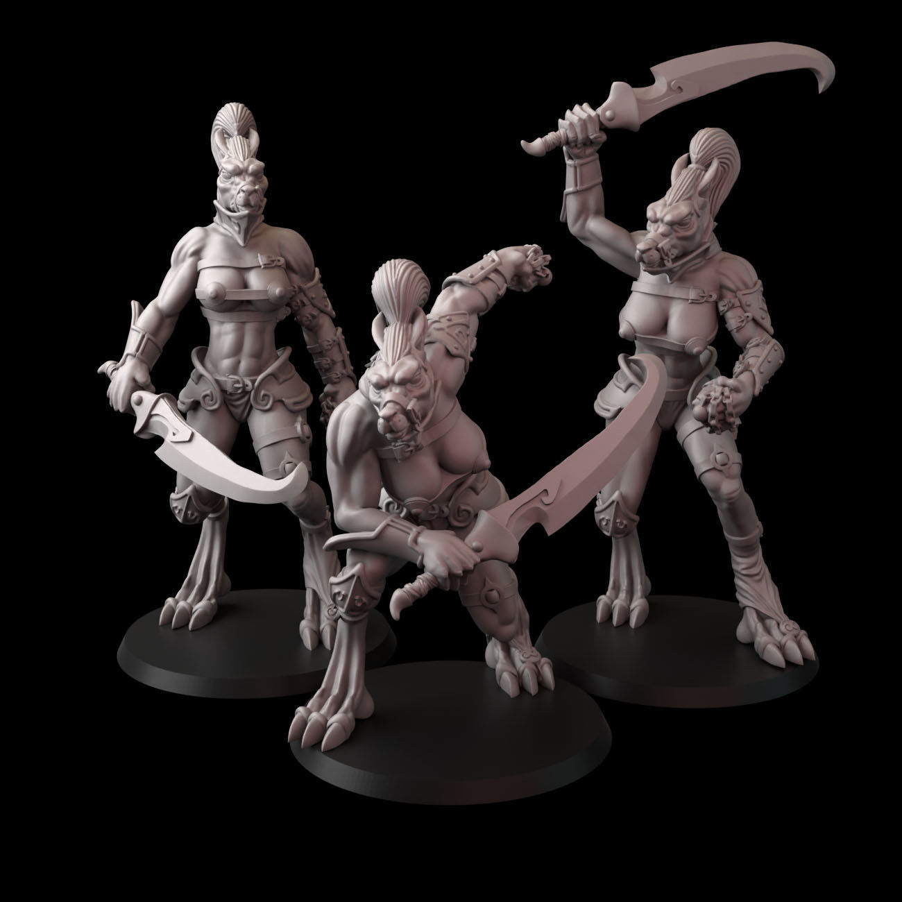 She Wolf 3D print model_1