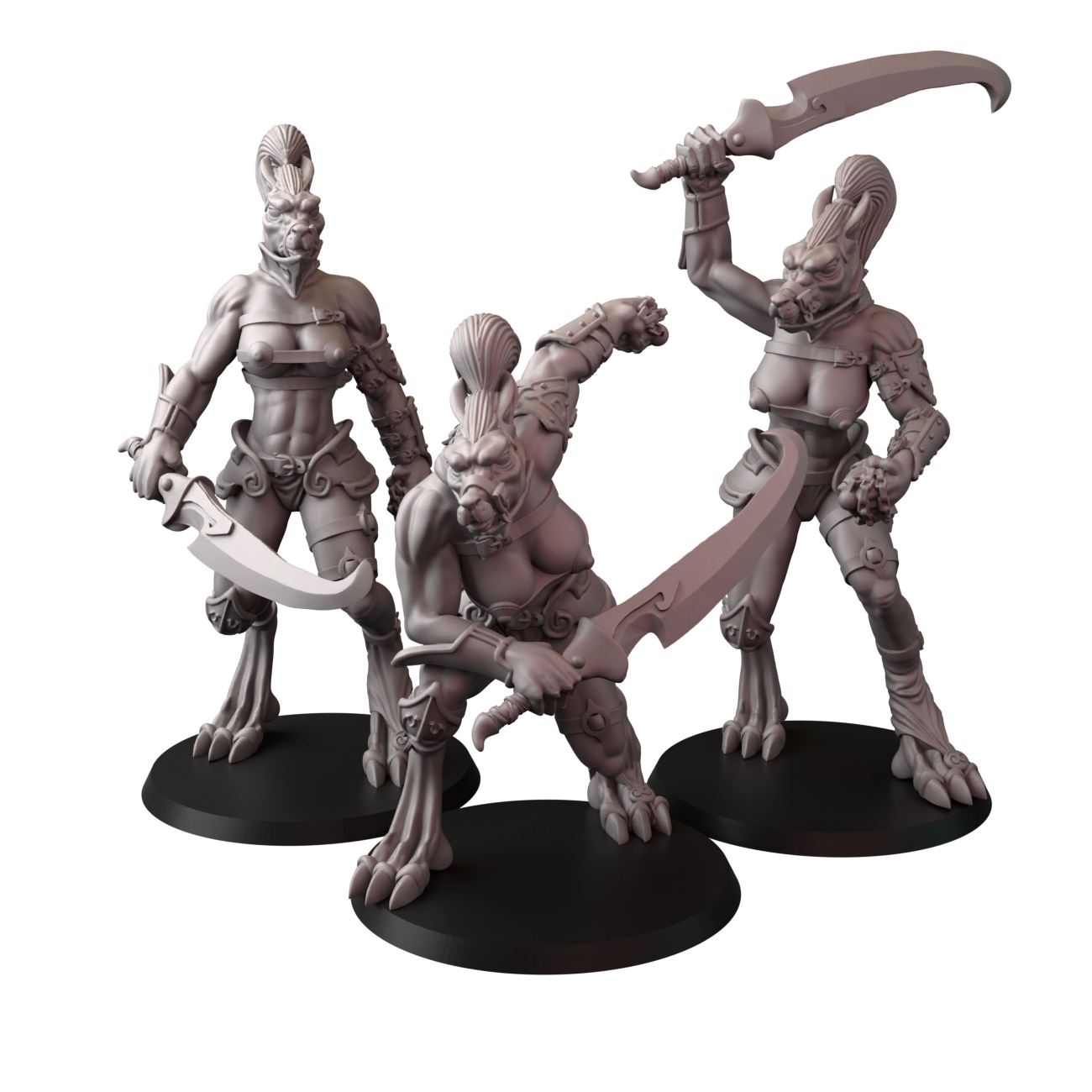 She Wolf 3D print model_2