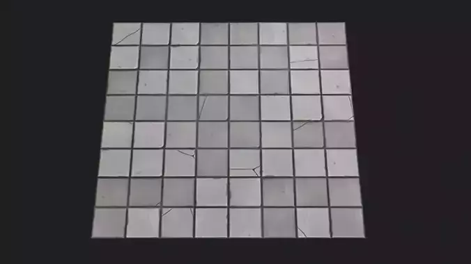 Stylized tile floor