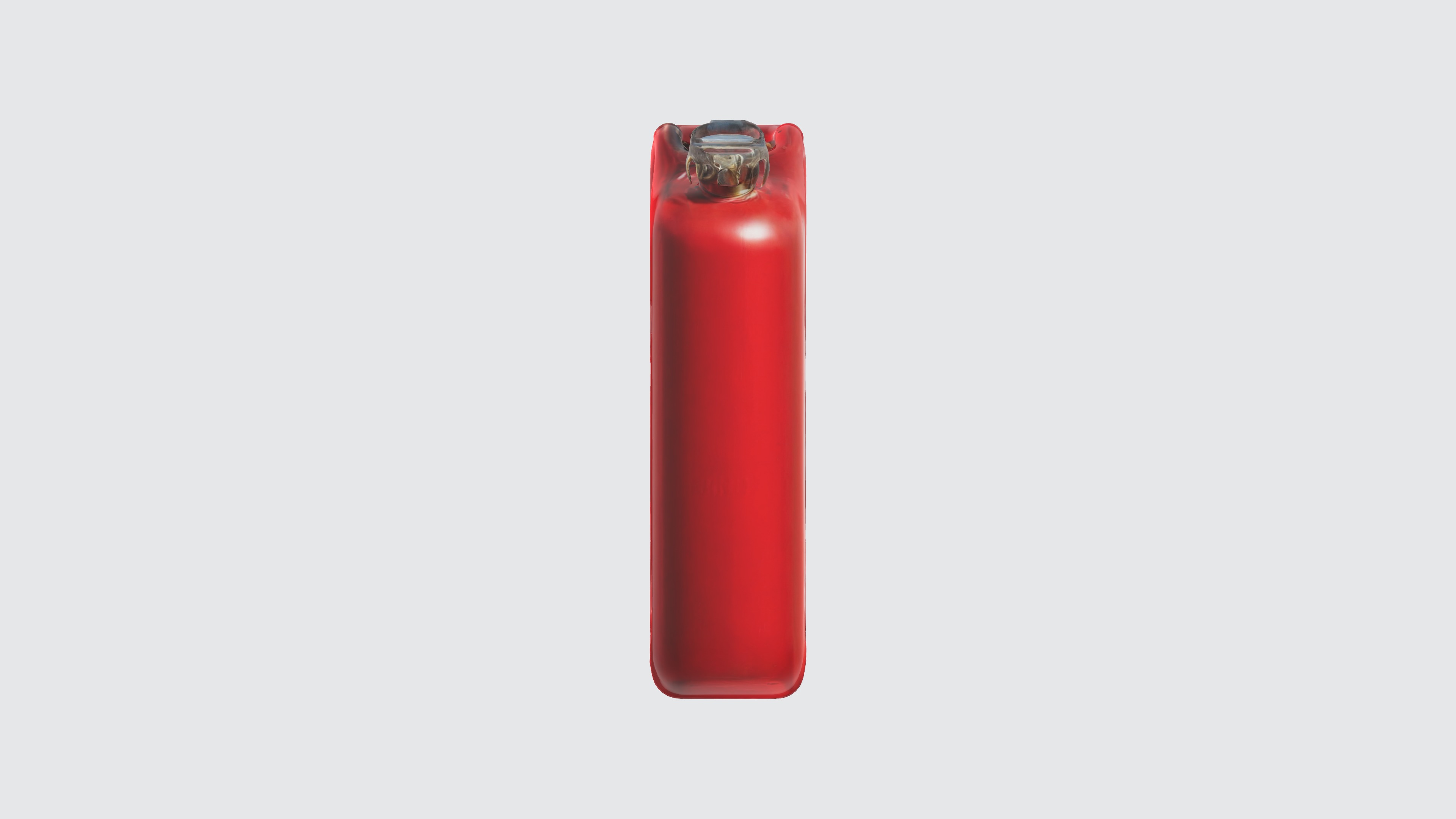 Red Gas Canister 2 Low-poly 3D model_3