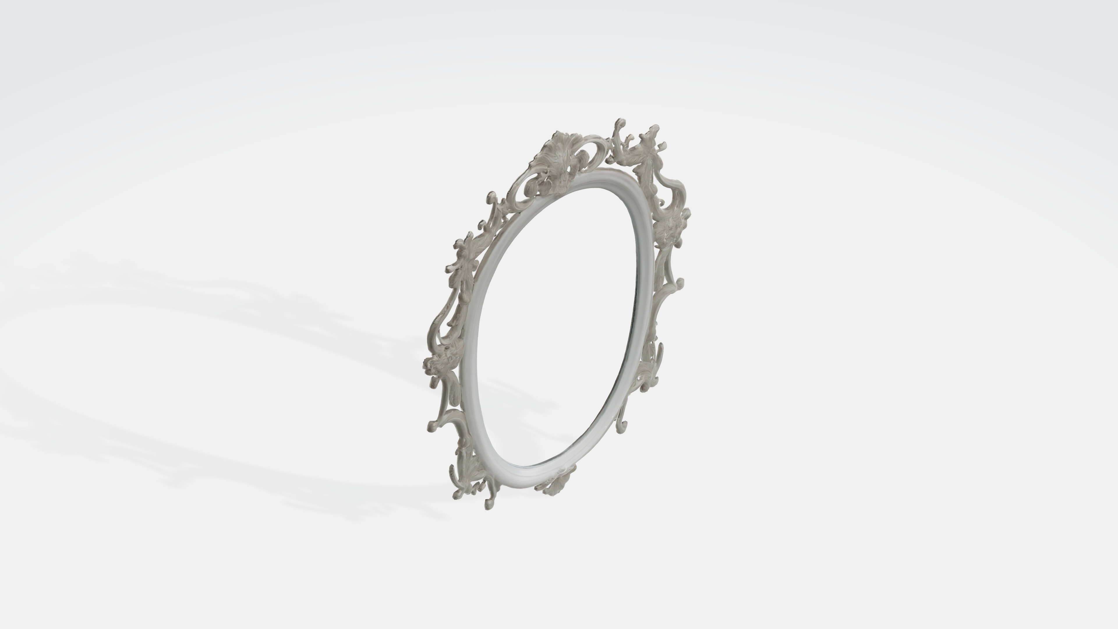 Mirror 2 Low-poly 3D model_4