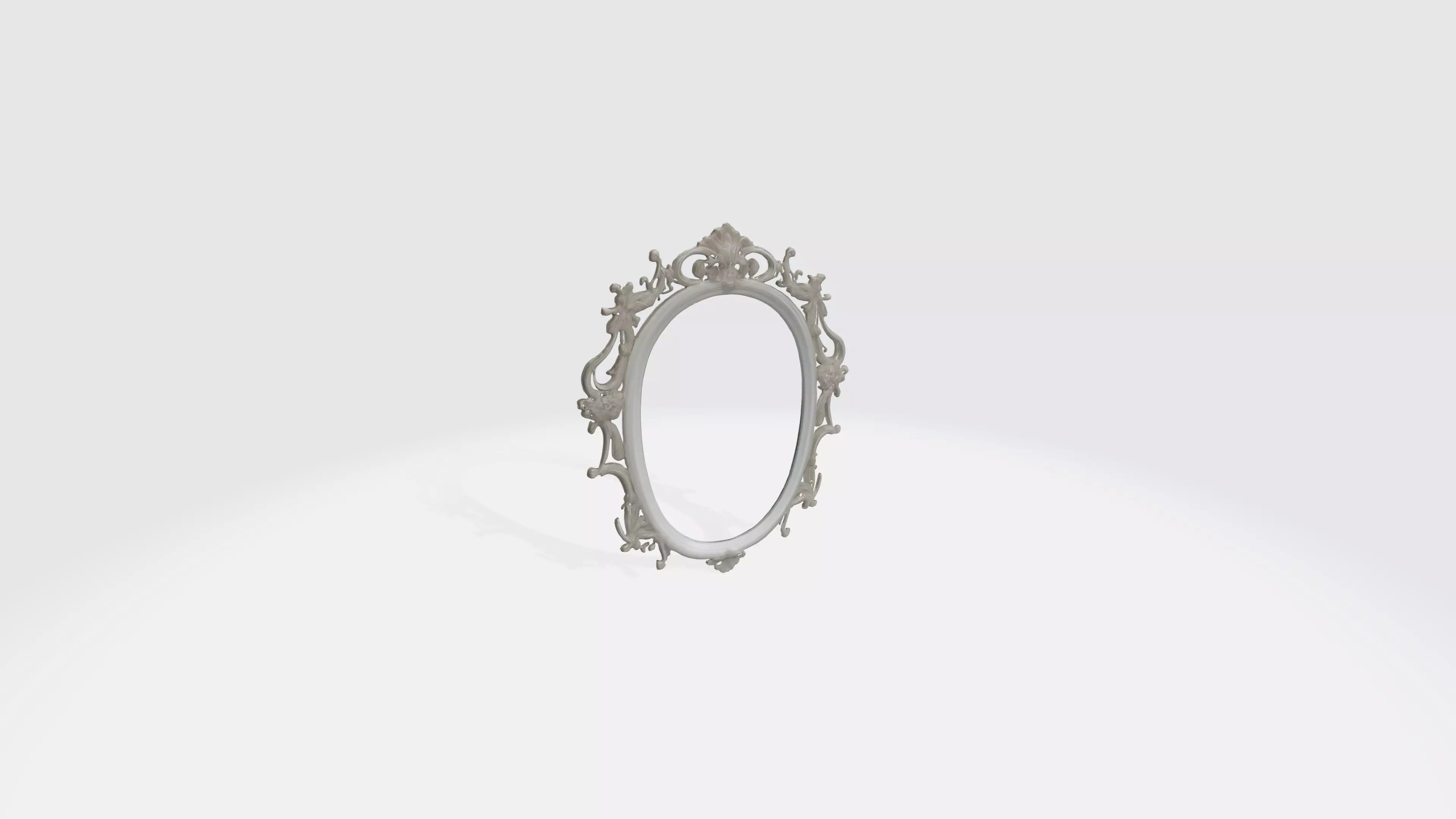 Mirror 2 Low-poly 3D model_0