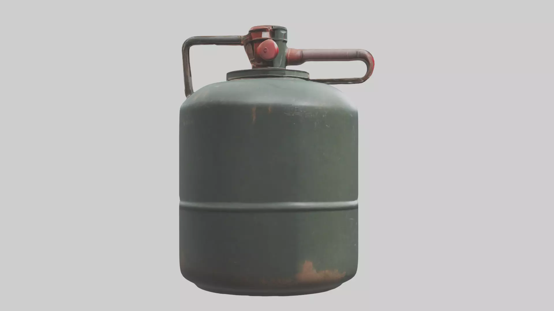 Gas Canister Low-poly 3D model_0