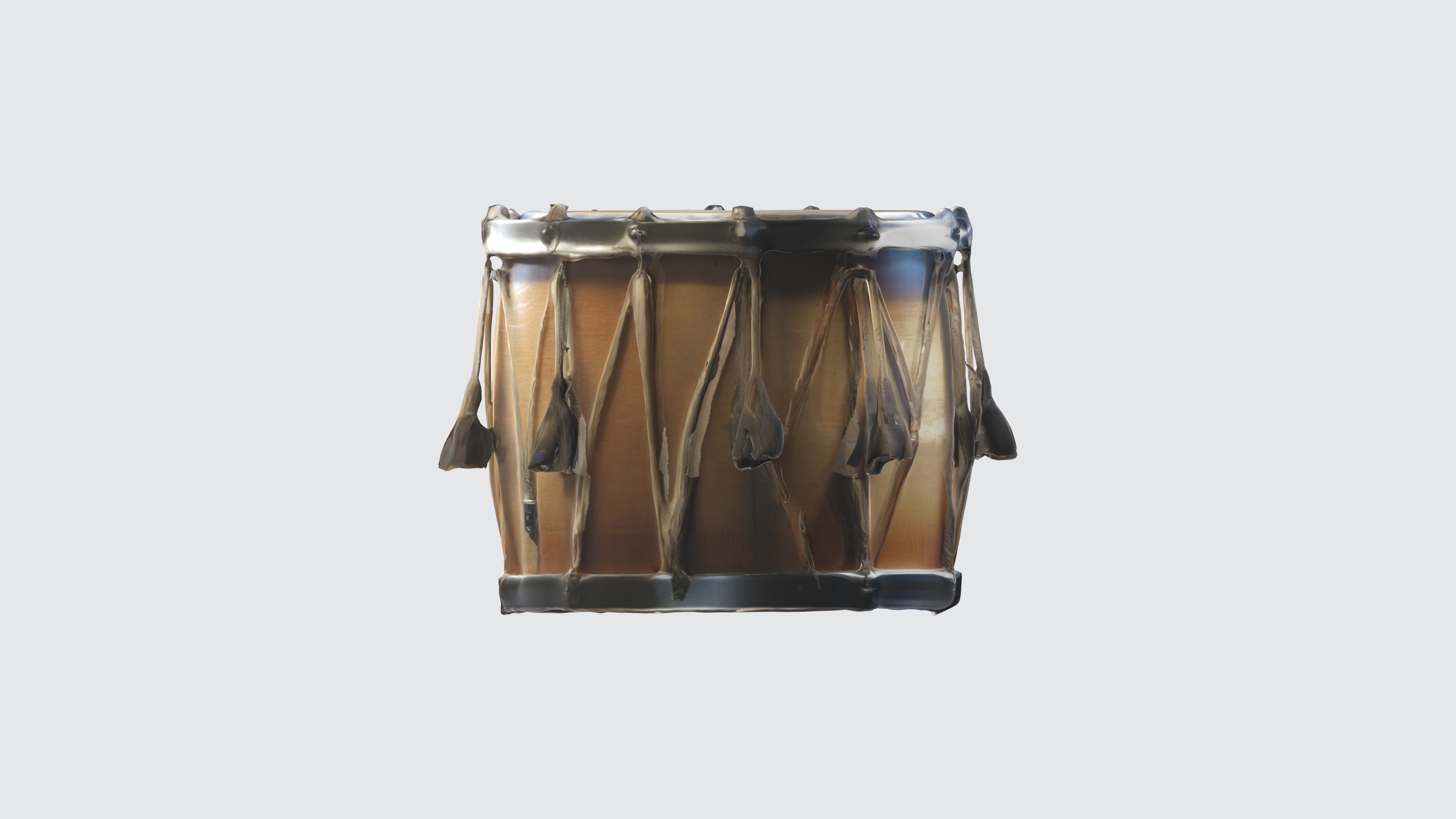 Drum Model Low-poly 3D model_3