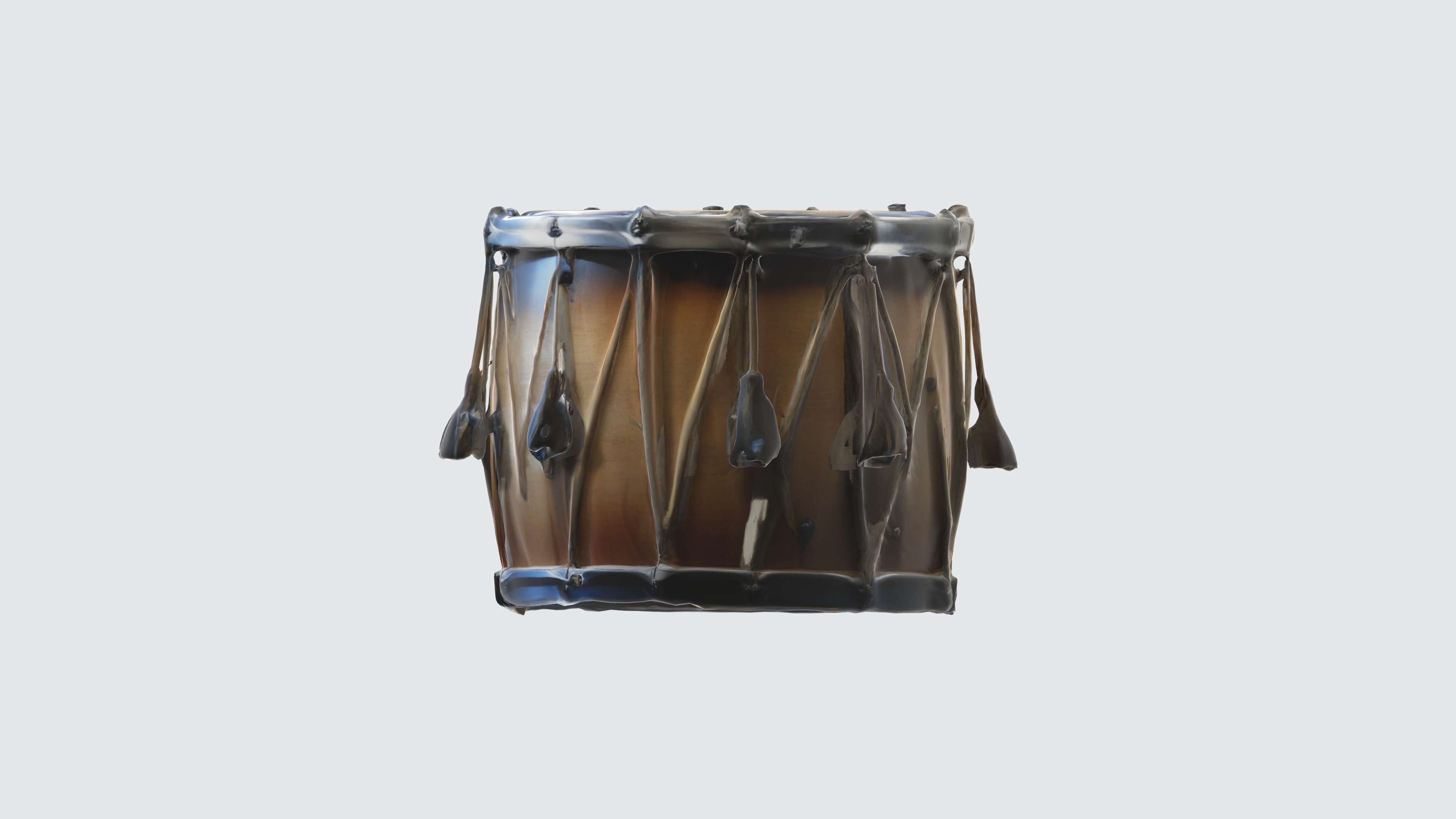 Drum Model Low-poly 3D model_1