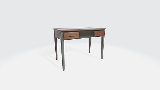 Desk Model Low-poly 3D model
