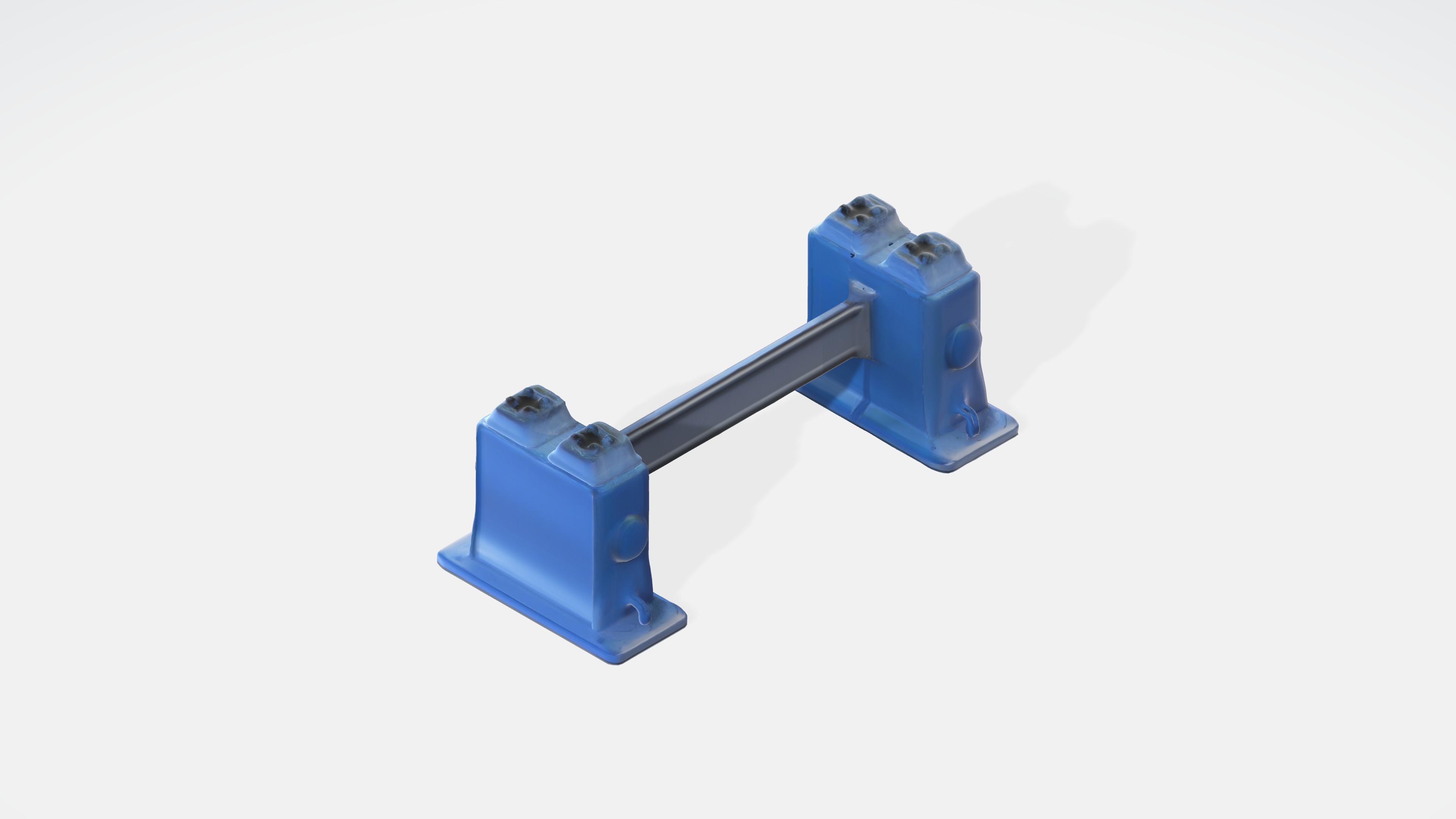 Barrier 3 Low-poly 3D model_5