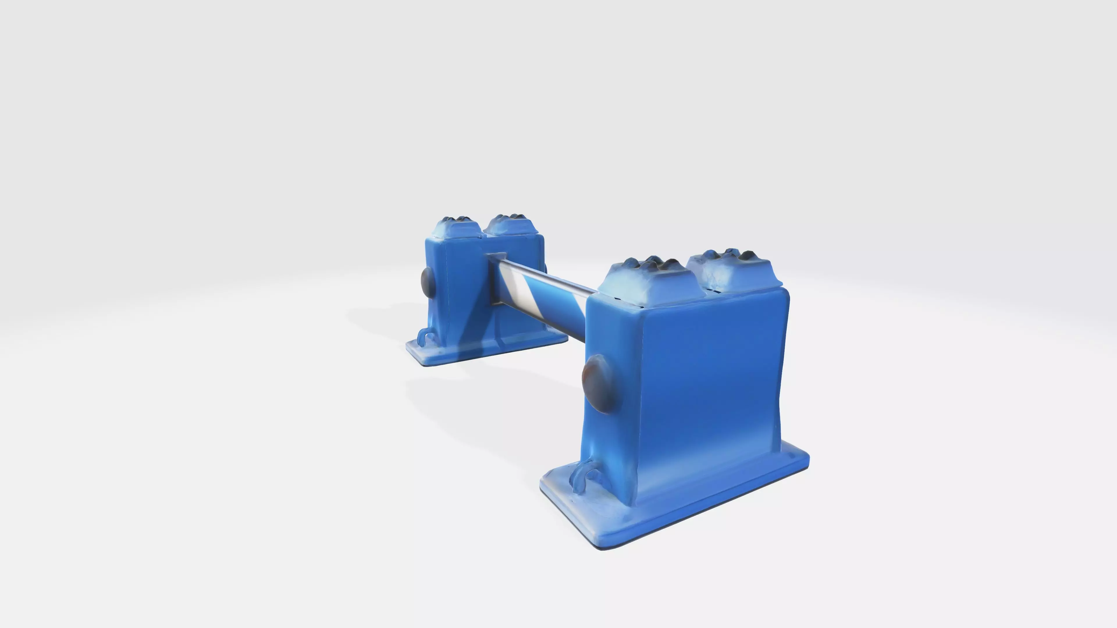 Barrier 3 Low-poly 3D model_0