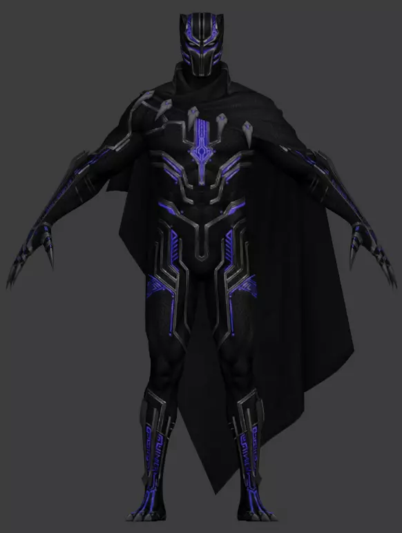 Black Panther 3D Model 3D model