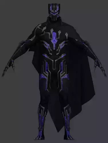 Black Panther 3D Model