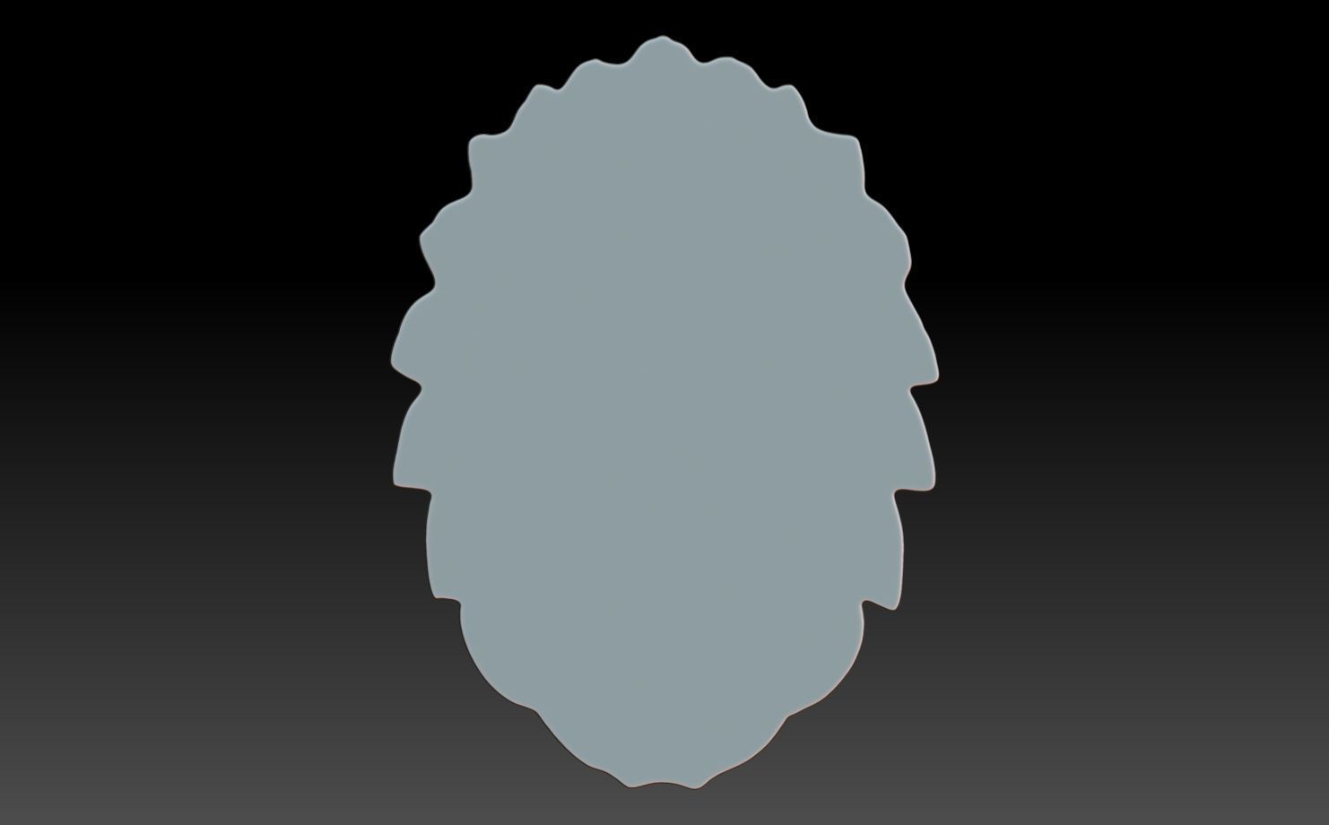 Native American Warrior basrelief 09 240915 3D print model_5