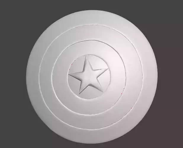 captain America shield 3d print stl model