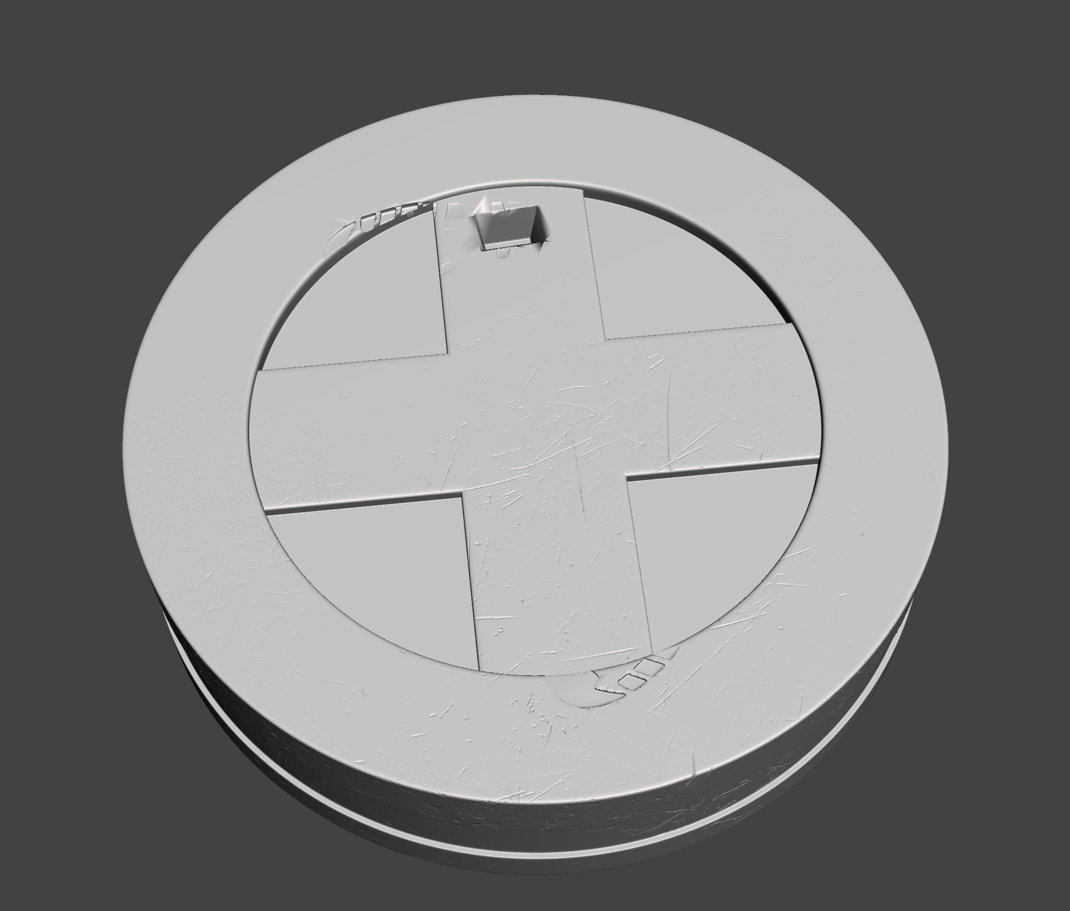 gambit with base 3d model stl 3d print ready 3D print model_6