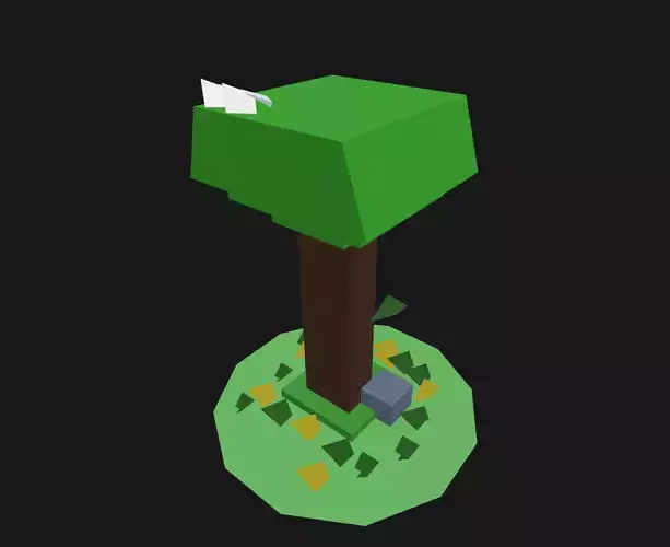 Low poly tree 