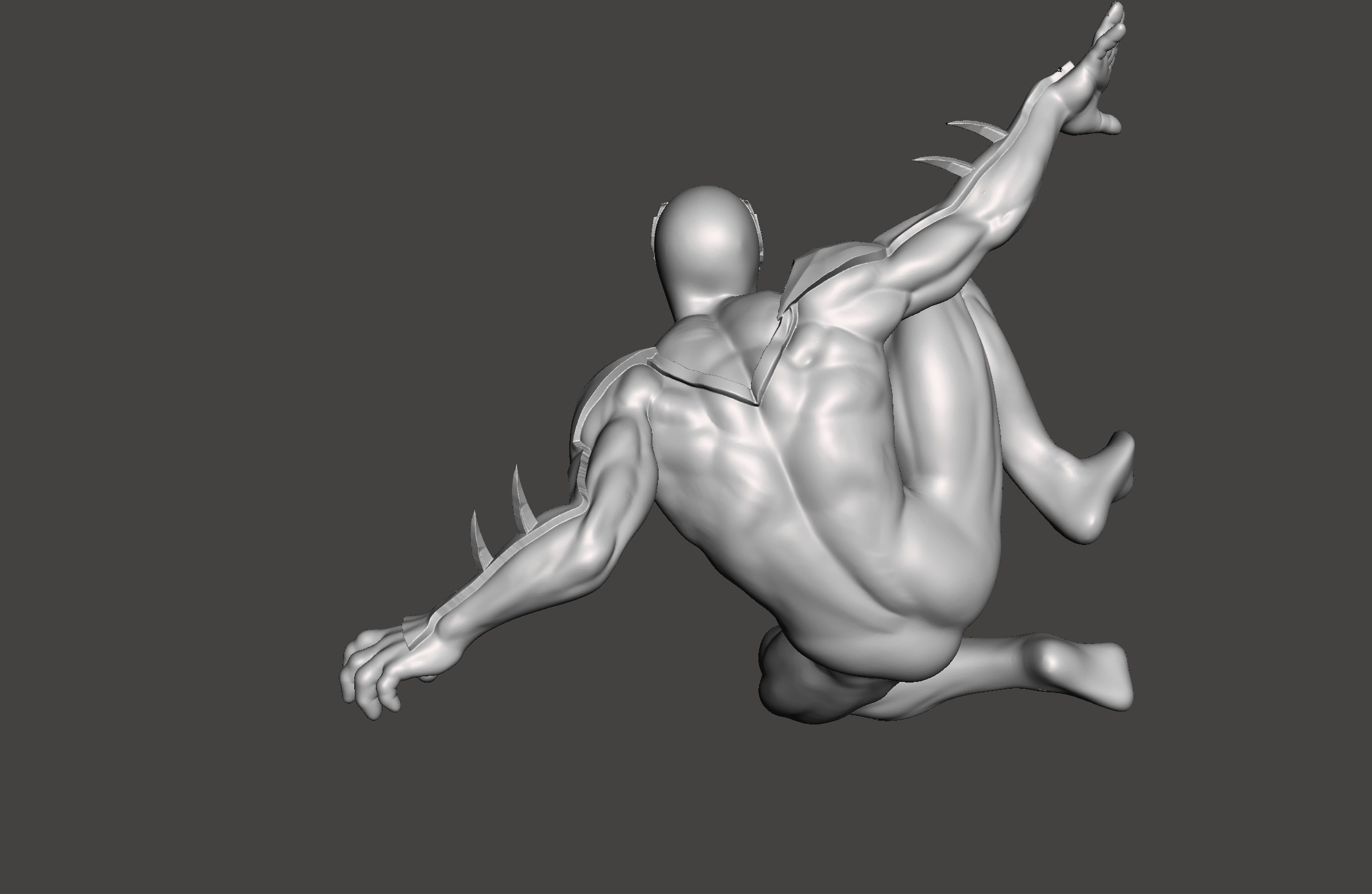 Spiderman 2099 3d model ready for 3d printing 3D print model_2