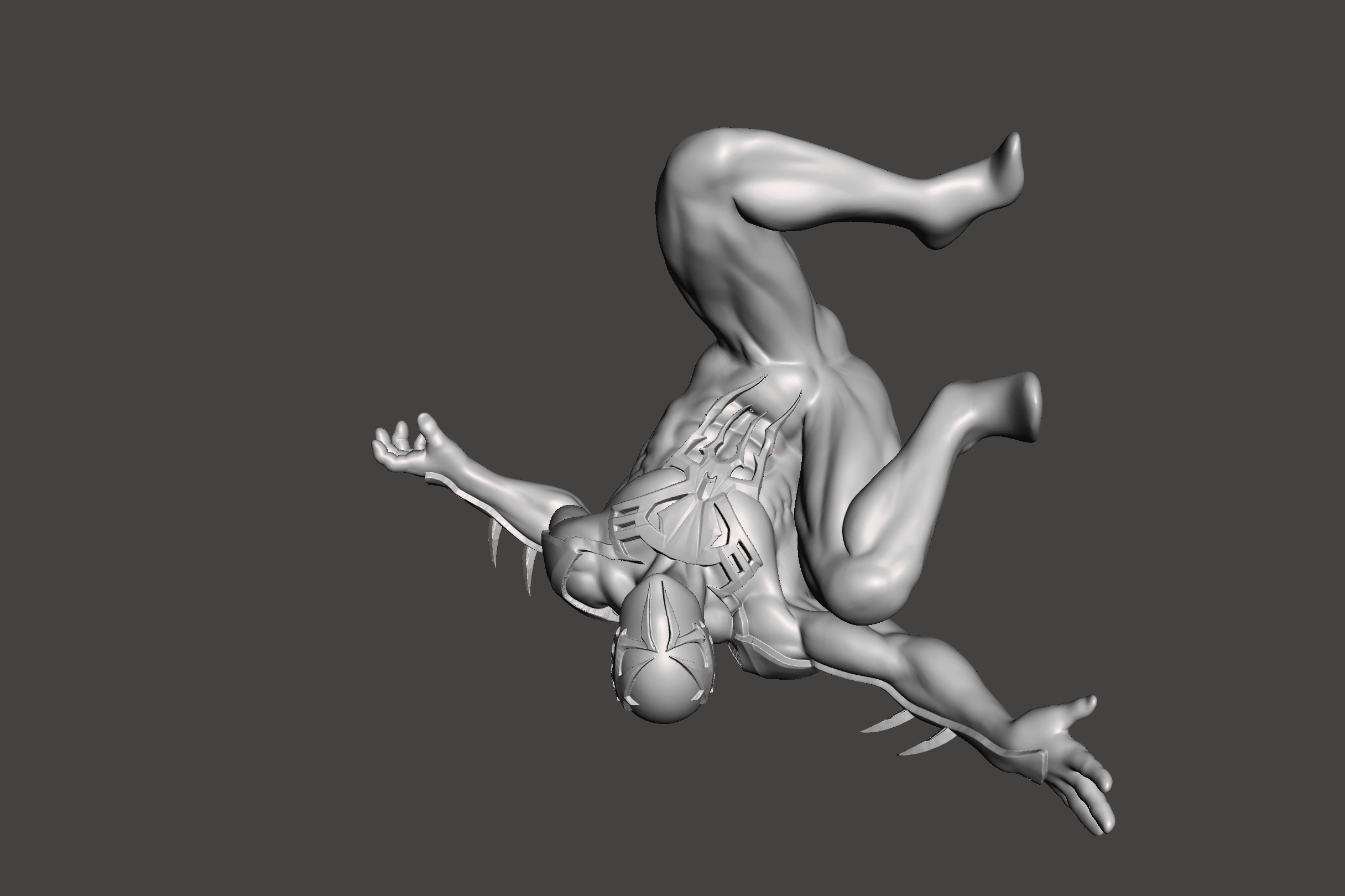 Spiderman 2099 3d model ready for 3d printing 3D print model_1