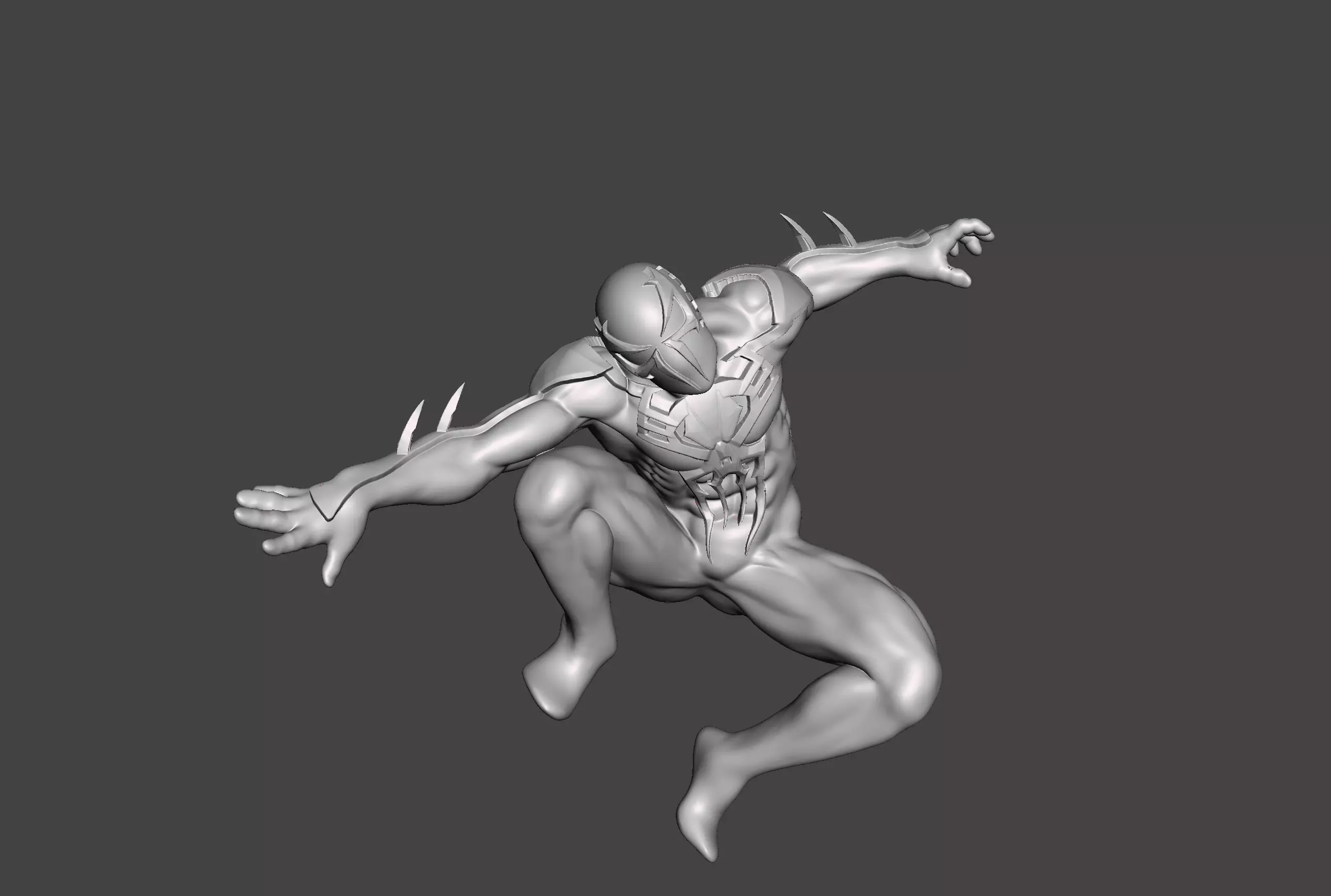 Spiderman 2099 3d model ready for 3d printing 3D print model_0