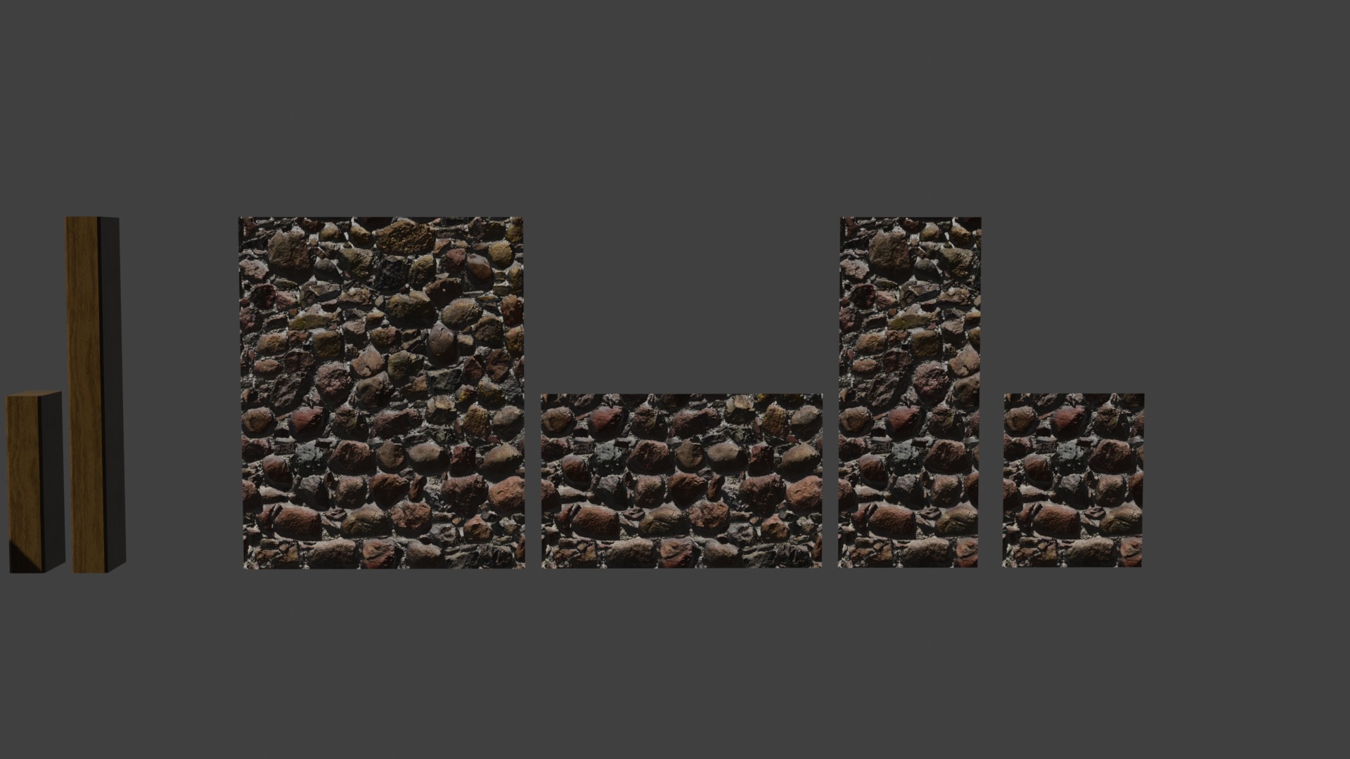 Medieval Building Modular Kit - Low Poly and Game Ready Low-poly 3D model_14