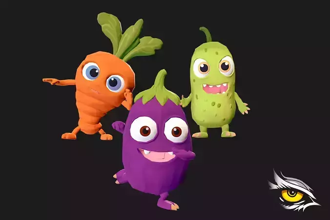 Monster Vegetables Pack 01