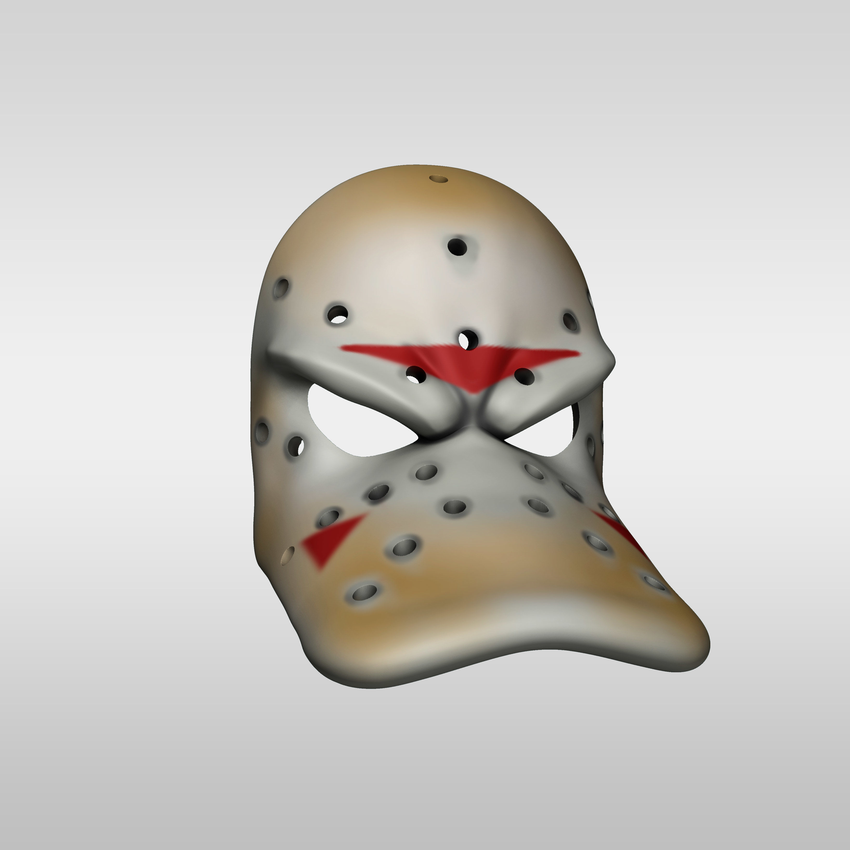 Migthy Ducks Daffy Mask Hockeys of Anaheim 3D print model_2