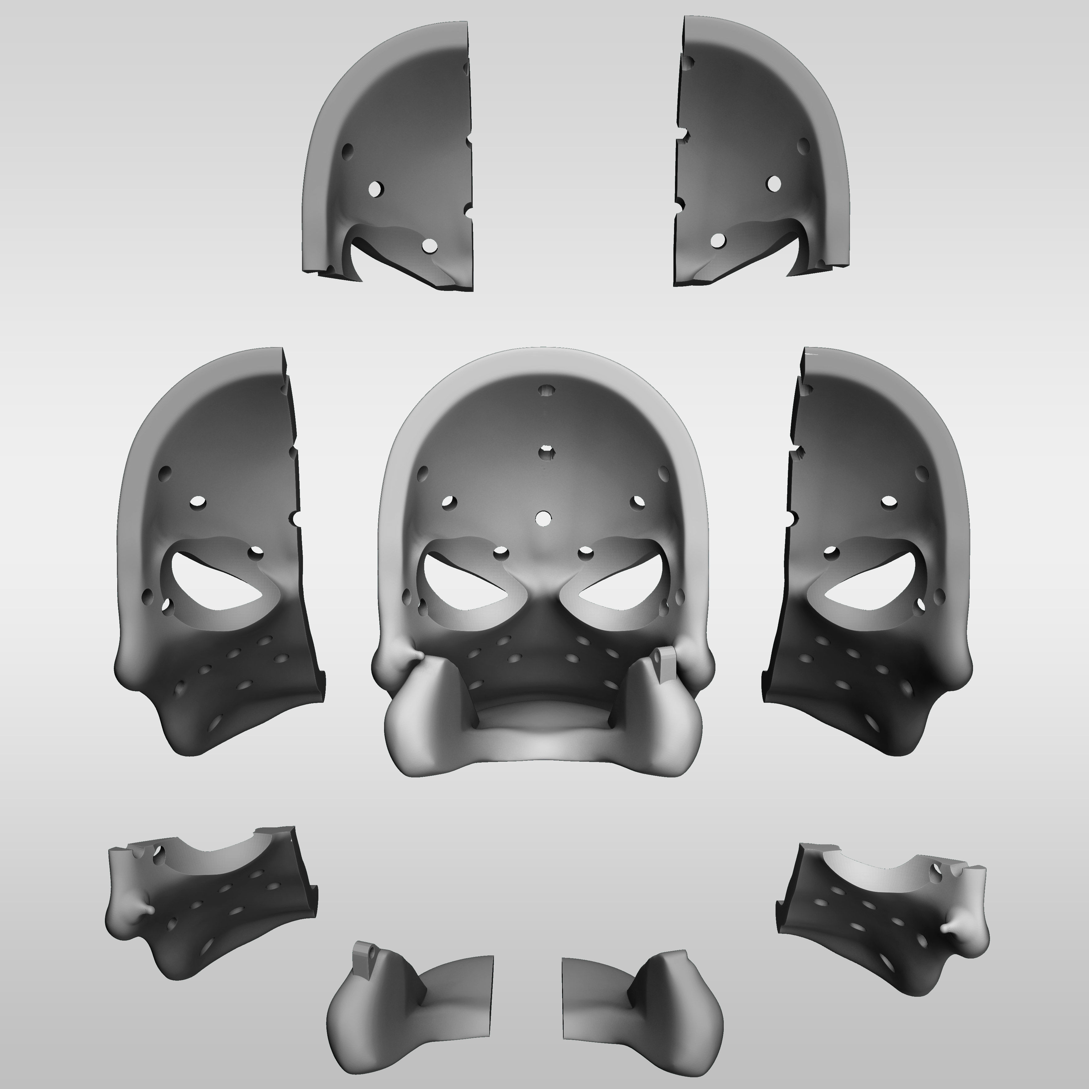 Migthy Ducks Daffy Mask Hockeys of Anaheim 3D print model_9