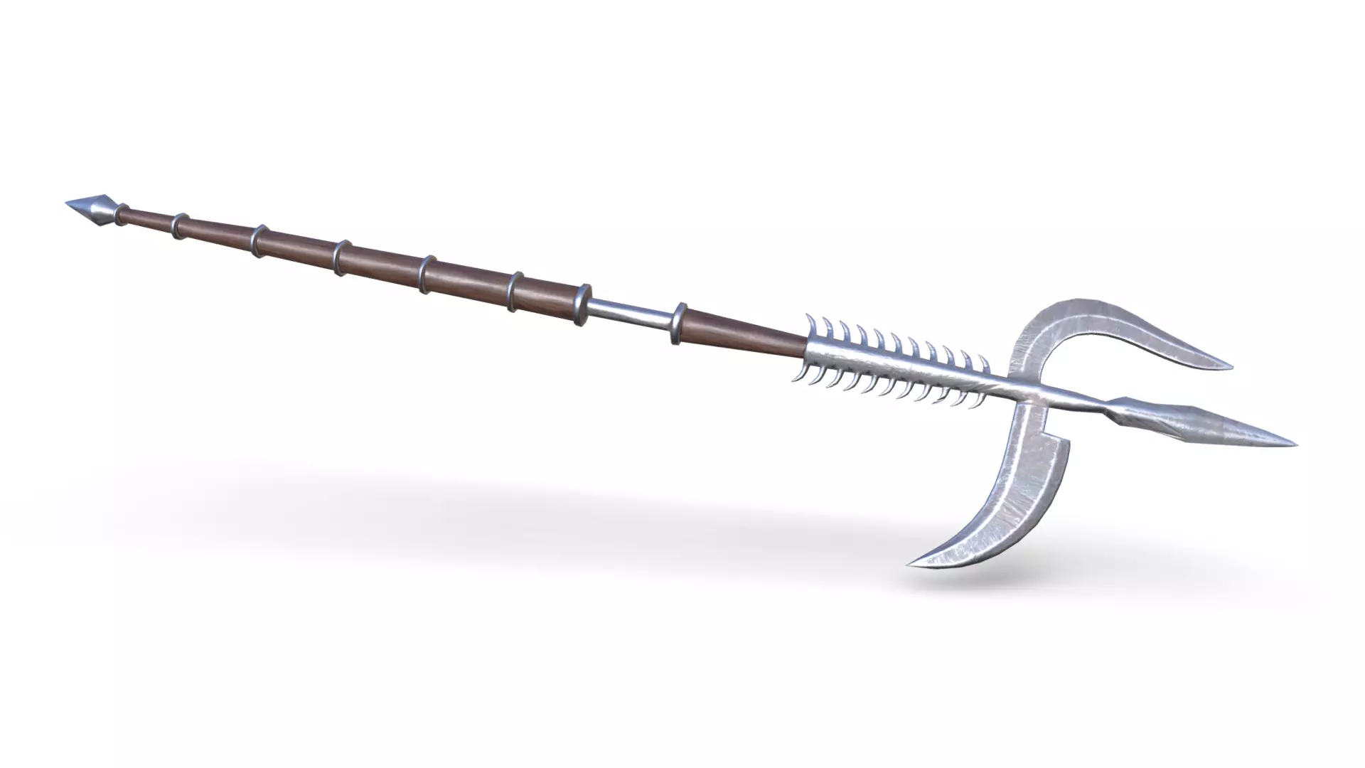 low poly spear weapon Free 3D model