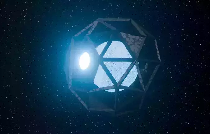 Dyson sphere space gun