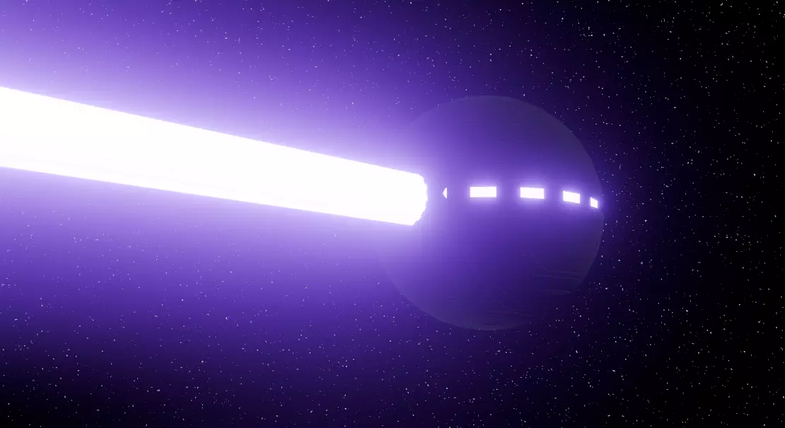 The destroyer of planets Low-poly 3D model_0