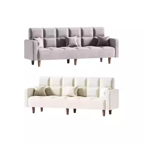 Modern 4-Seat Convertible Sofa