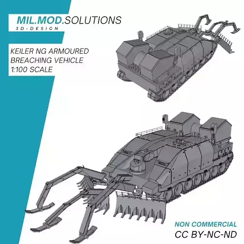 Keiler NG Armoured Breaching Vehicle ABV Bundeswehr 3D print model