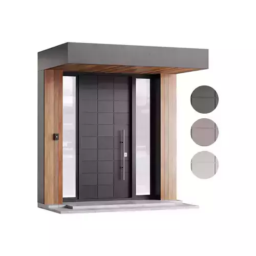 Modern entrance door 02