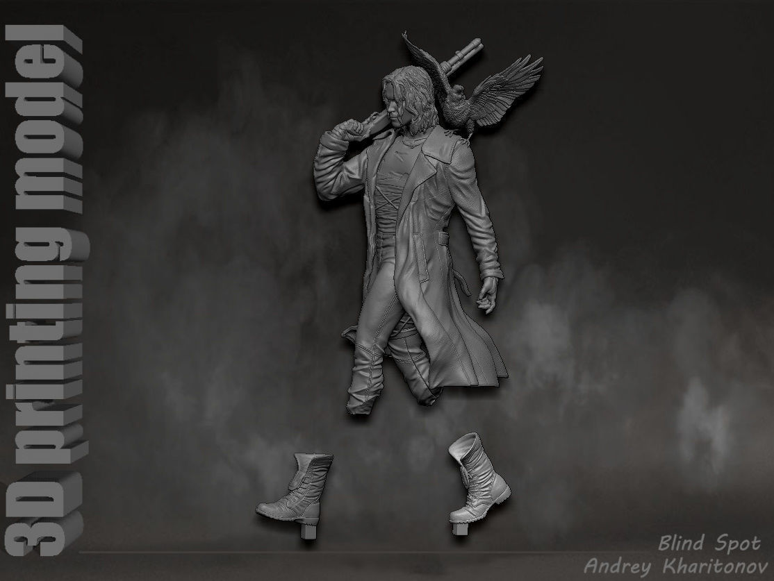 The Crow 3D print model_24
